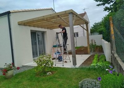 terrasse ossature bois à Niort